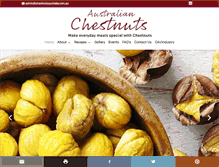 Tablet Screenshot of chestnutsaustralia.com.au